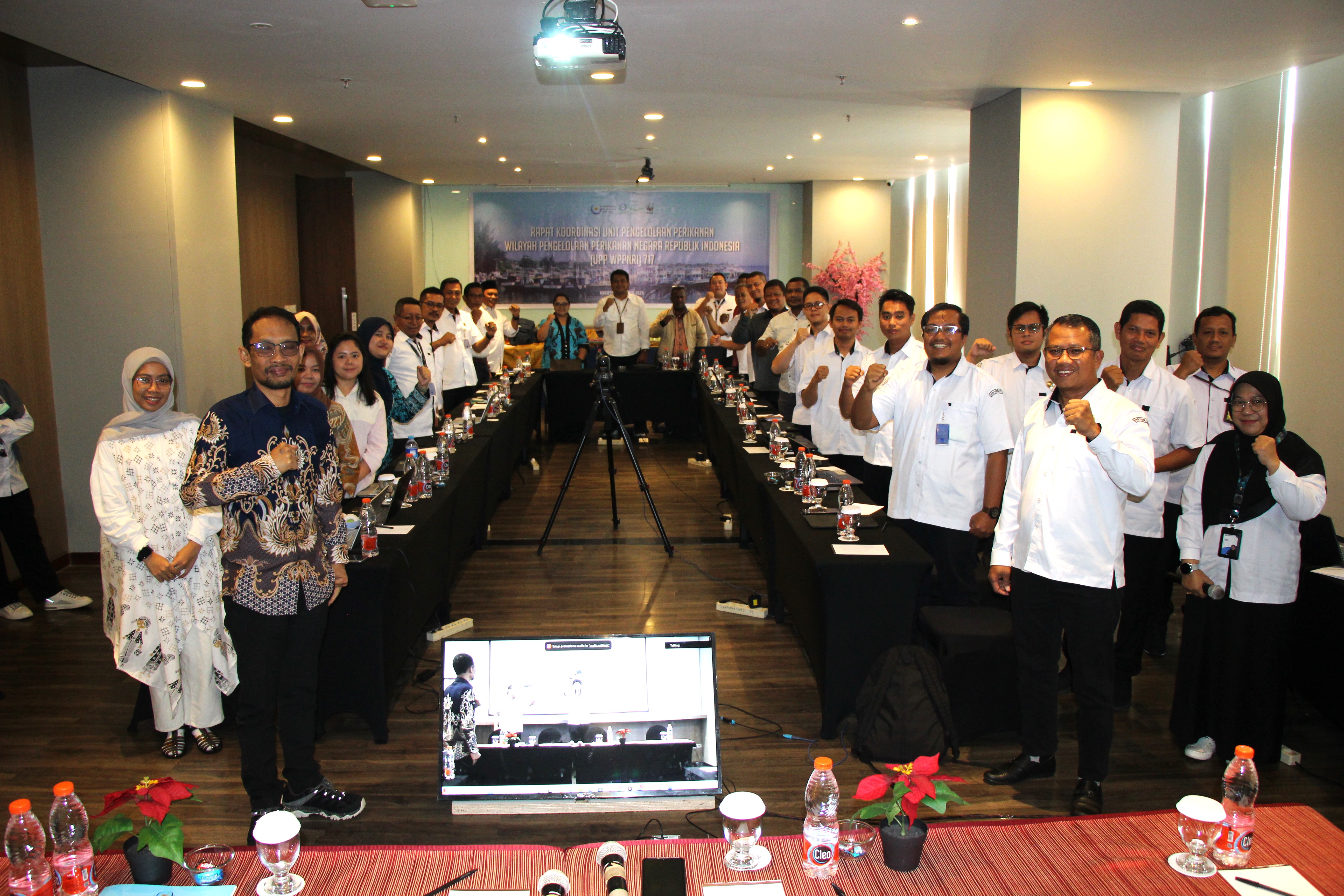 Kegiatan rapat rapat koordinasi Unit Pengelolaan Perikanan Wilayah Pengelolaan Perikanan Negara Republik Indonesia (UPP WPPNRI) 717 difasilitasi lewat pendanaan hibah gef 6 “the ecosystem approach to fisheries management (eafm) in eastern indonesia (fisheries management area (fma) - 715,717 & 718) components a, b, and d”